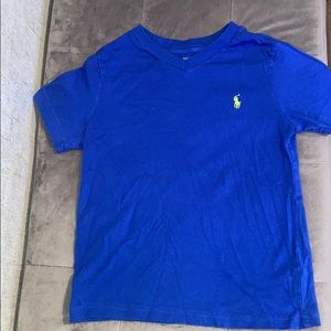 Toddler Boy Polo Ralph Lauren V-Neck Tee Shirt